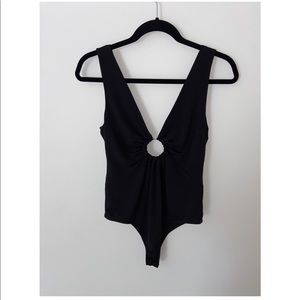 Cute black body suit